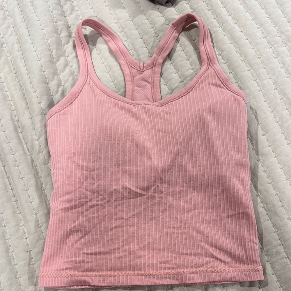 Lululemon ebb to street racerback crop tank